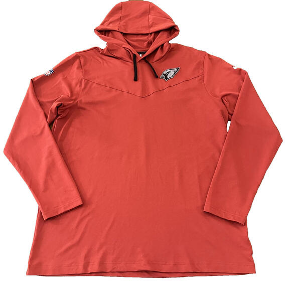 NWT Nike Arizona Cardinals NFL Long Sleeve Hoodie Pullover Size Men's Large - Picture 1 of 9
